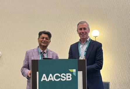 Som Bhattacharya and Joe Lynch at AACSB Deans Conference